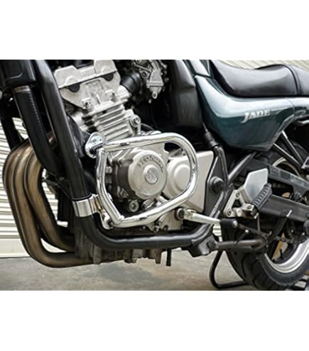 JADE250　エンジンガード　メッキ　金具付き/ MC23ジェイド Amazon | ジェイド250 エンジンガード メッキ/ MC23 JADE ジェイド